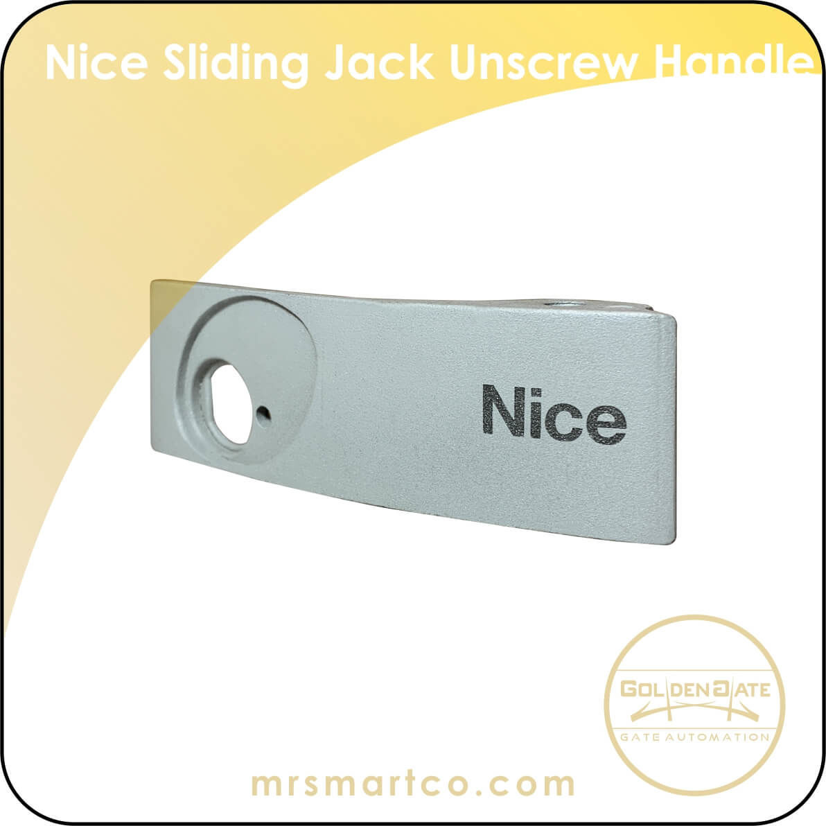 Nice Sliding Jack Unscrew handle