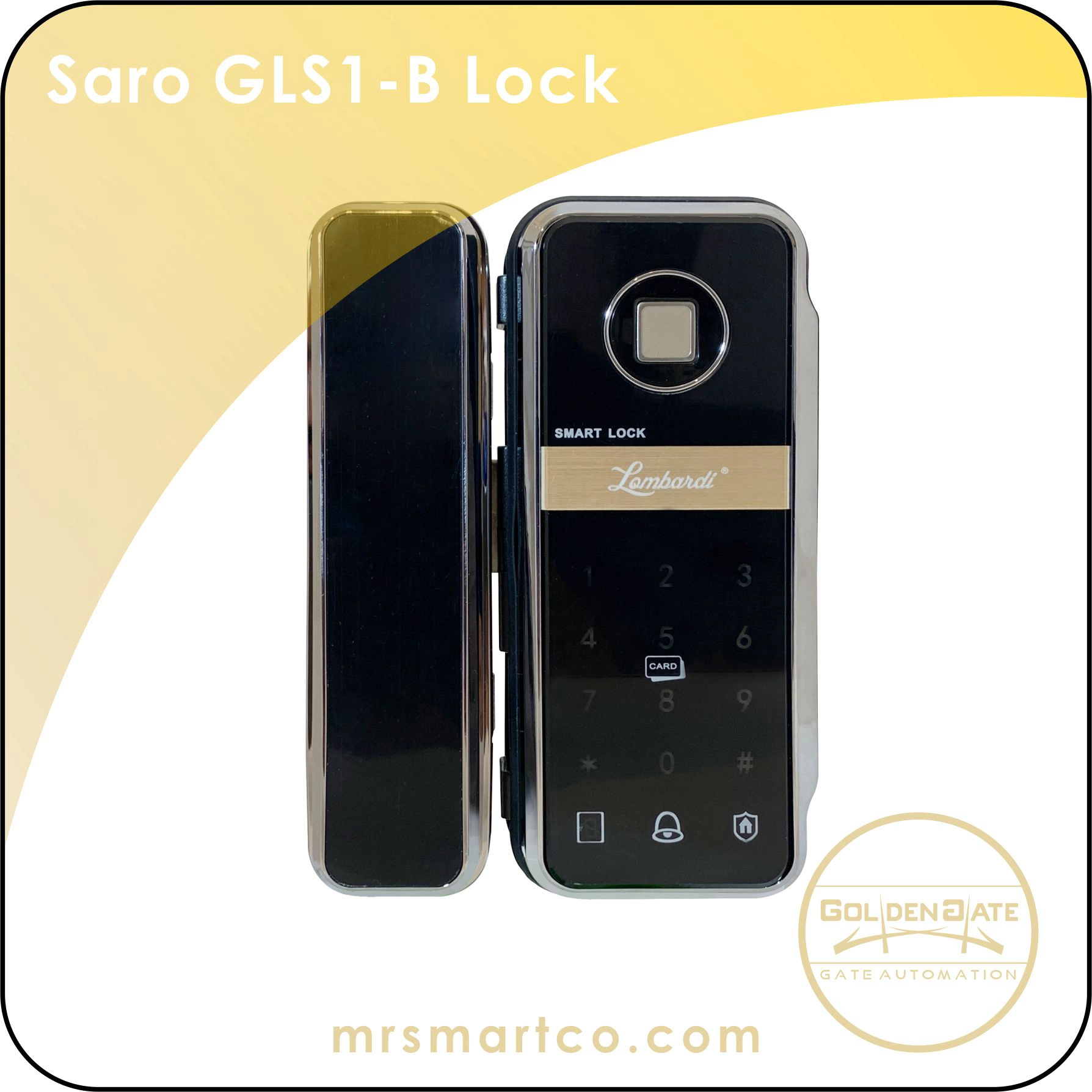 قفل دیجیتال شیشه GLS1B سارو