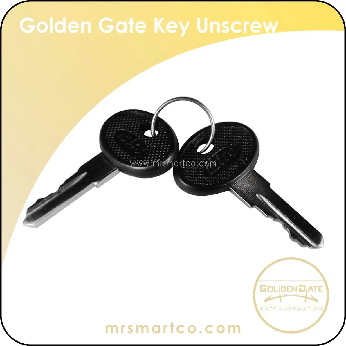 Golden Gate Key Unscrew