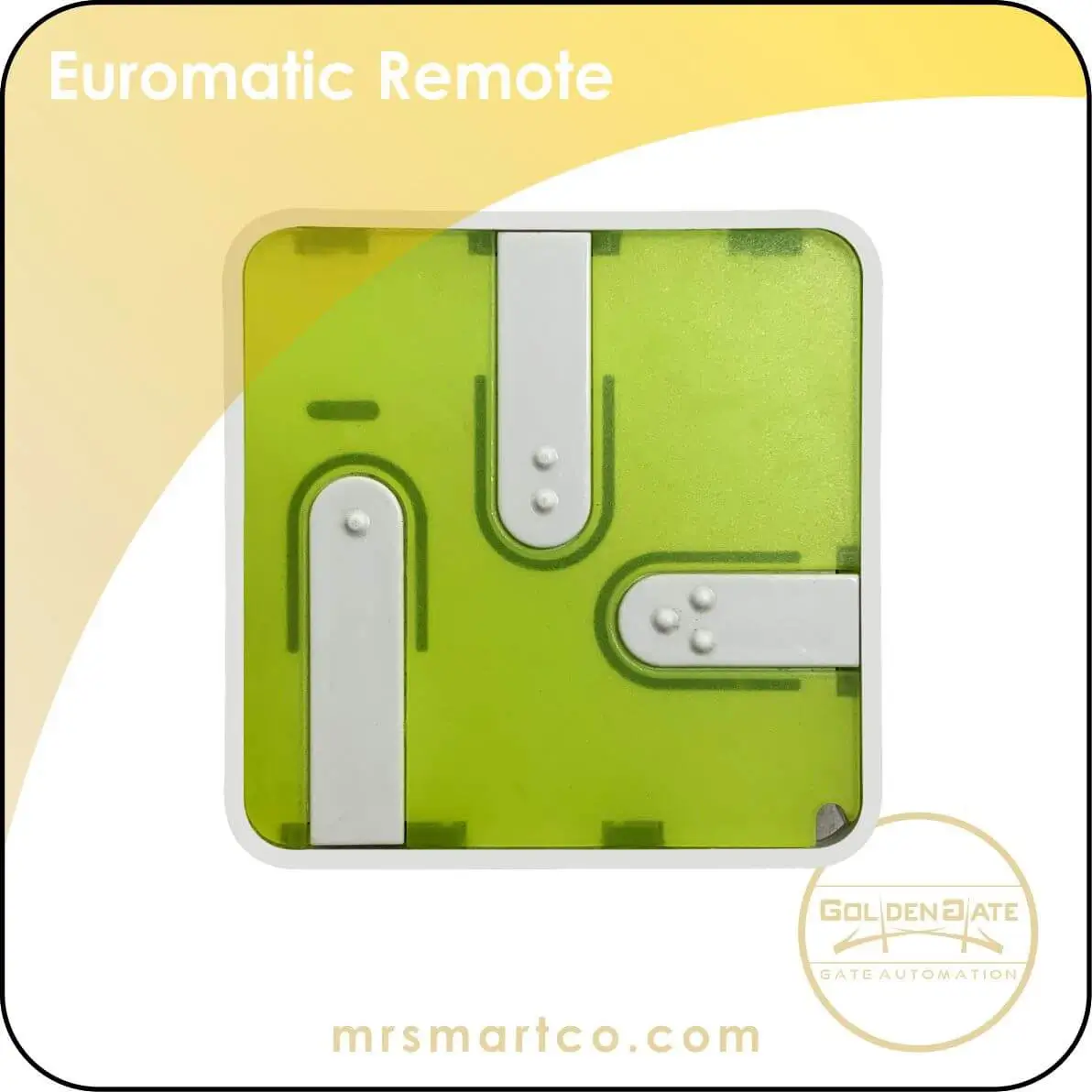 euromatic swing gate remote