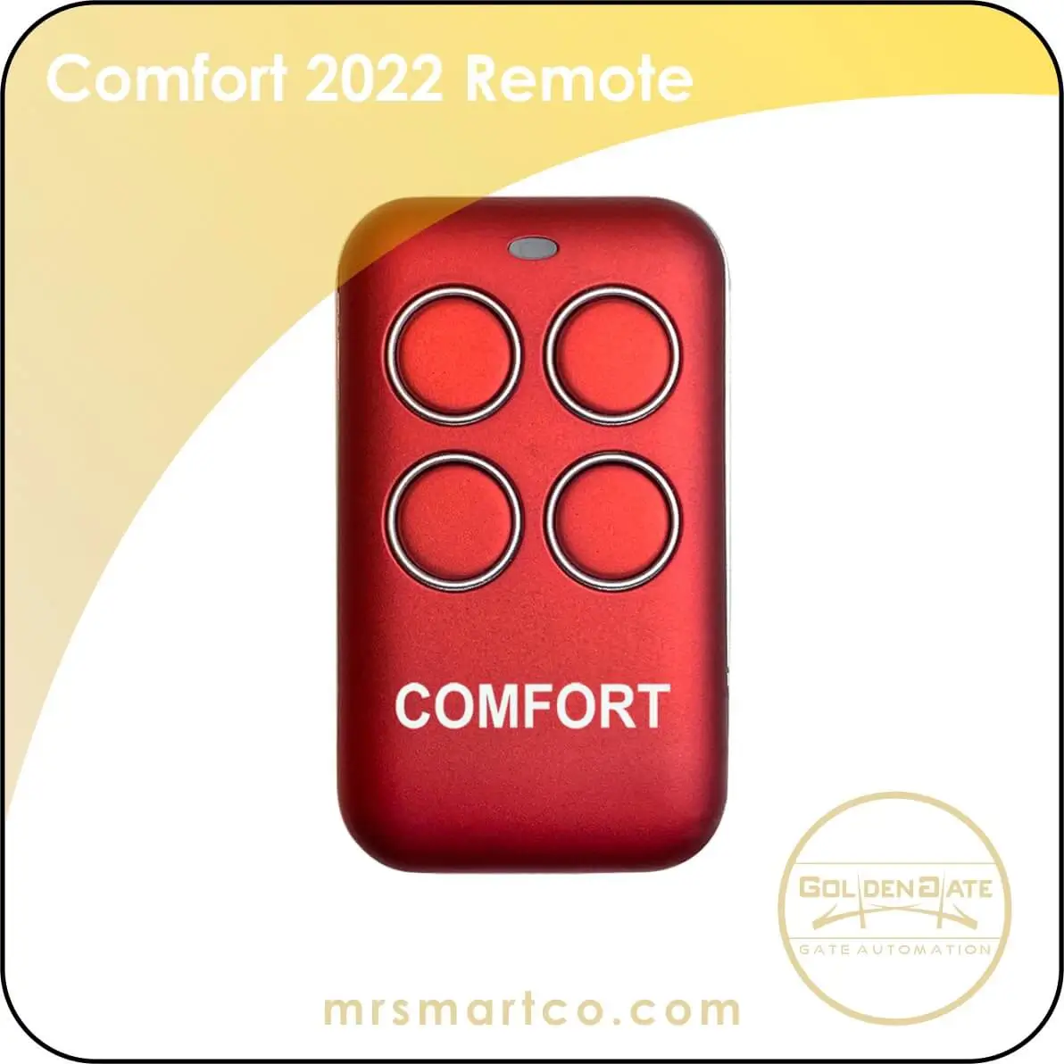 comfort swing gate remote 2022red