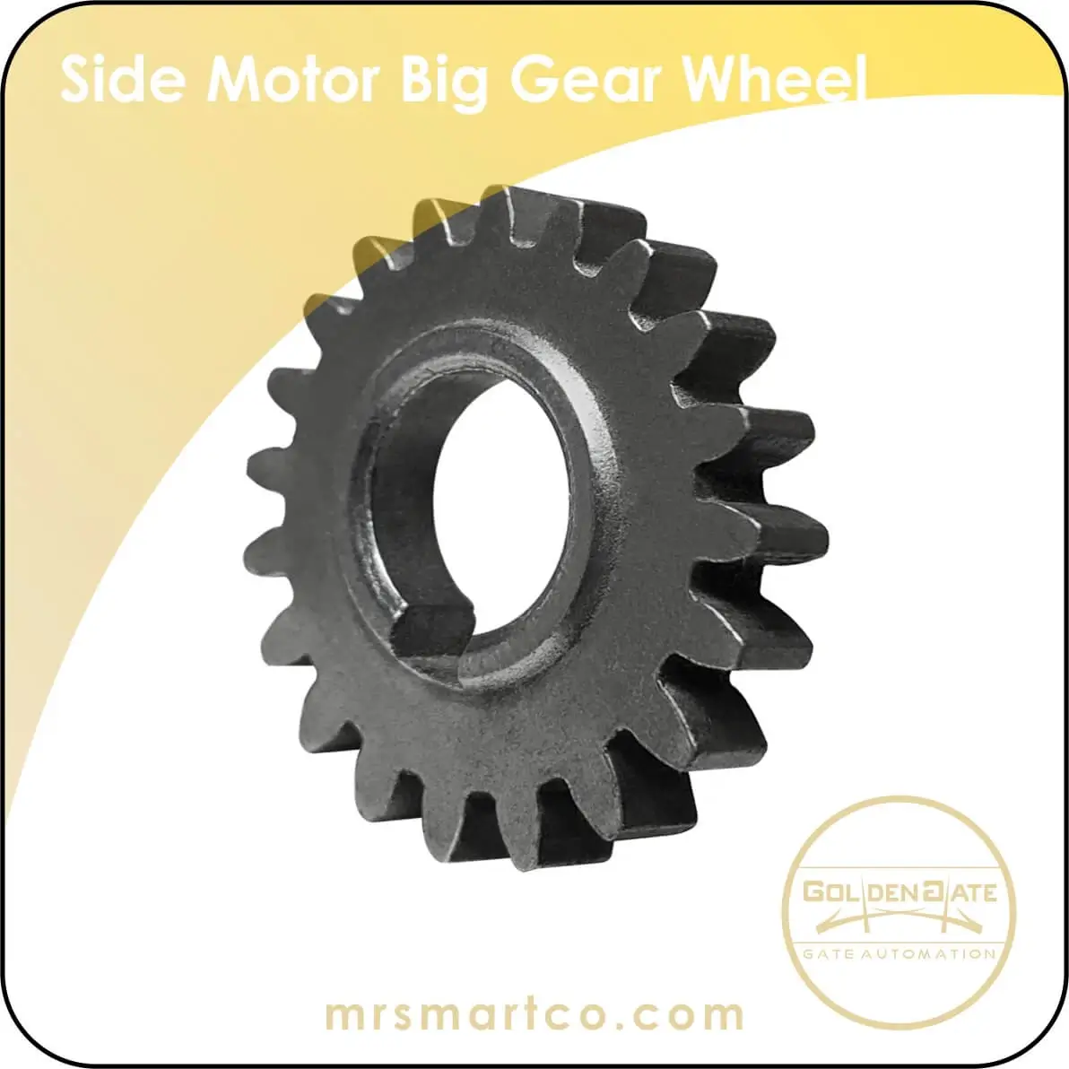 Motor side big gear wheel