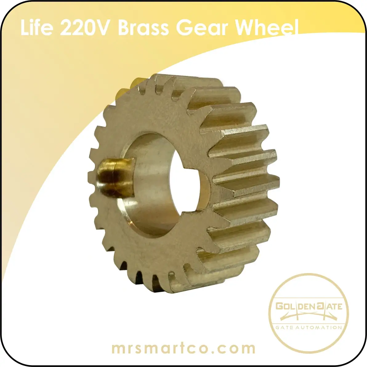Life 220V brass gear wheel