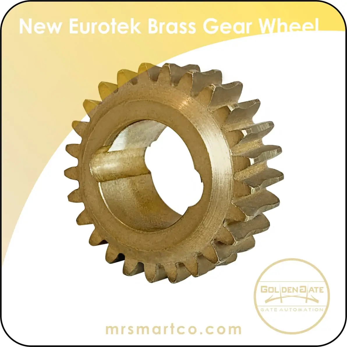 New eurotek brass gear wheel