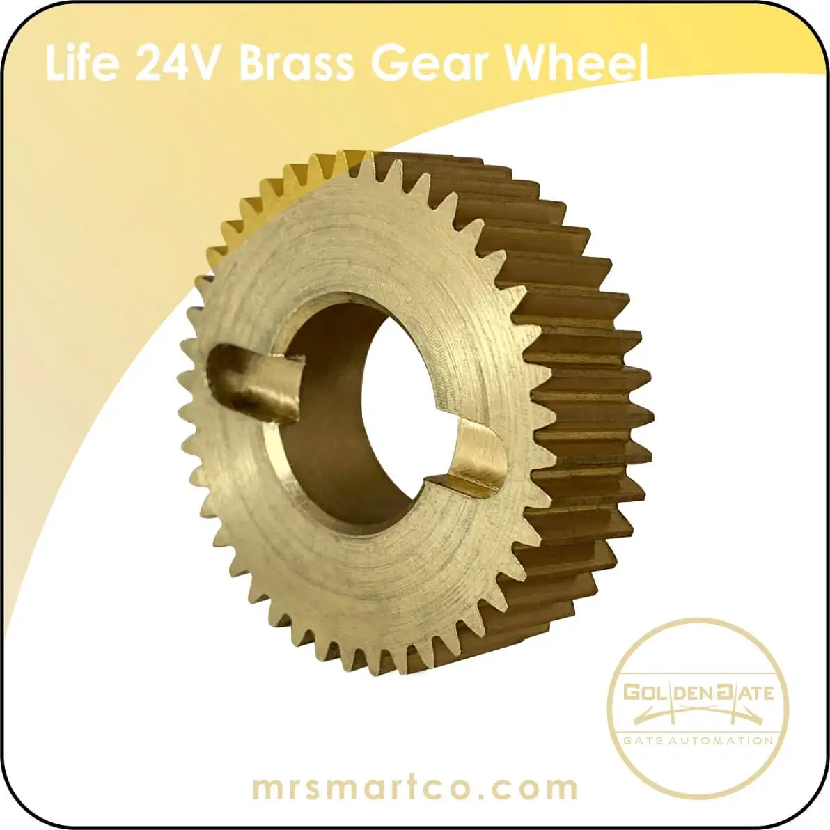 Life 24V brass gear wheel