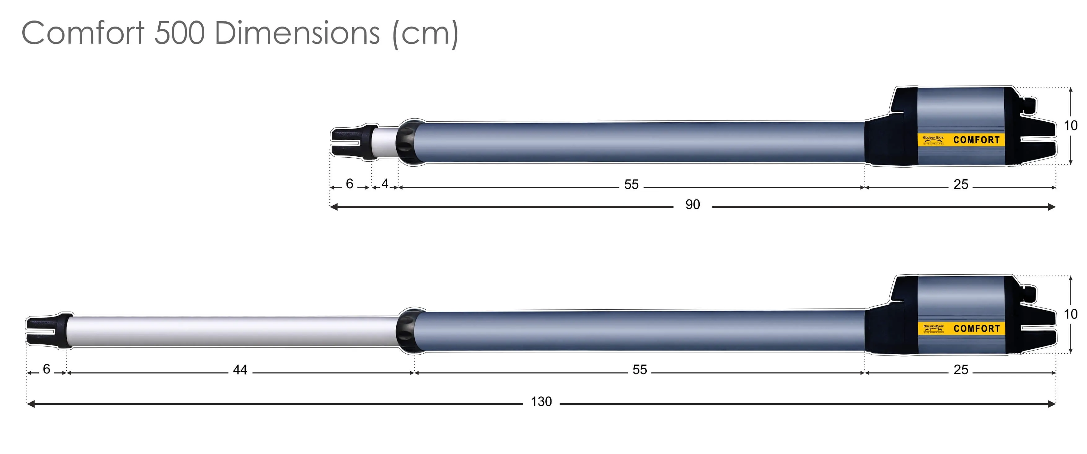 ابعاد جک گلدن گیت کامفورت 500